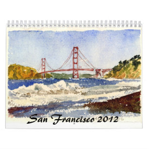 Calendrier Mural San Francisco et la porte
