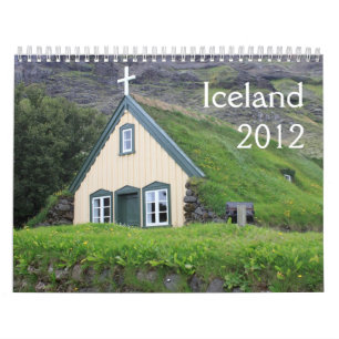 Calendrier Mural Scènes de l'Islande 2012