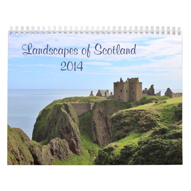 Calendrier Mural Scènes d'Ecosse : Terre, loch et mer 2014 (Protection)