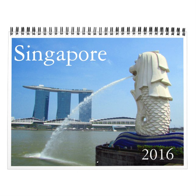 Calendrier Mural Singapour 2016 (Protection)