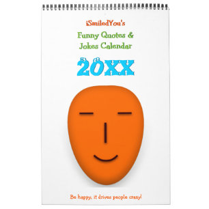 Calendrier Mural SouriezVous Citations et blagues amusantes 2025 Mu