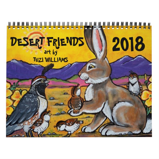 Calendrier Mural Southwest Animal Wildlife Friend N'importe quel ca (Protection)