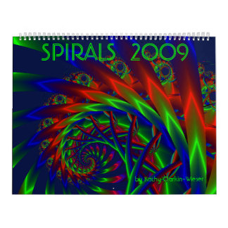 CALENDRIER MURAL SPIRALES 2009