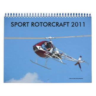 CALENDRIER MURAL SPORT ROTORCRAFT 2011