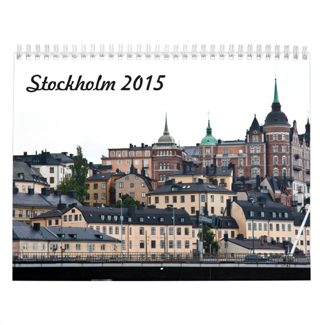 Calendrier Mural Stockholm 2015 (Protection)