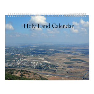 Calendrier mural Terre Sainte 2026