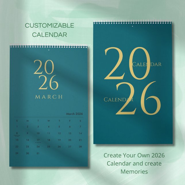 Calendrier mural tons neutres minimaliste (Créateur téléchargé)