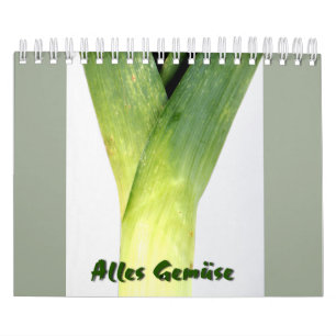 Calendrier Mural Tous les légumes