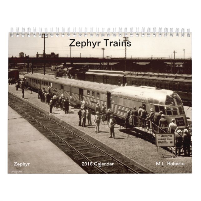 Calendrier Mural Trains de Zephry (Protection)