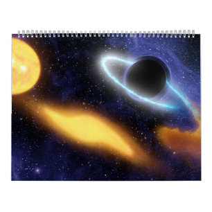 Calendrier Mural Trous noirs dans l'espace par la NASA