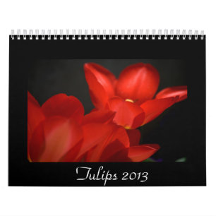 Calendrier Mural Tulipes 2013