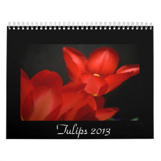 Calendrier Mural Tulipes 2013