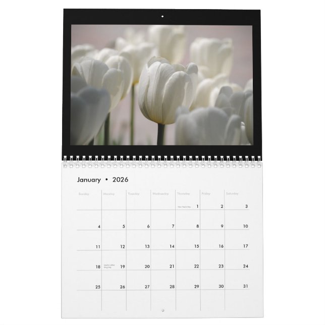 Calendrier Mural Tulipes 2013 (Jan 2026)