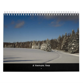 Calendrier Mural Une année du Vermont