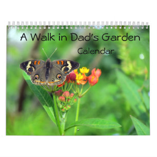 Calendrier Mural Une promenade dans le jardin de papa