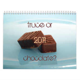 Calendrier Mural une trêve ou du chocolat ?