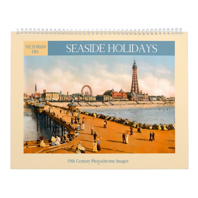 Calendrier Mural Vacances maritimes de l'époque victorienne 2026 (Protection)