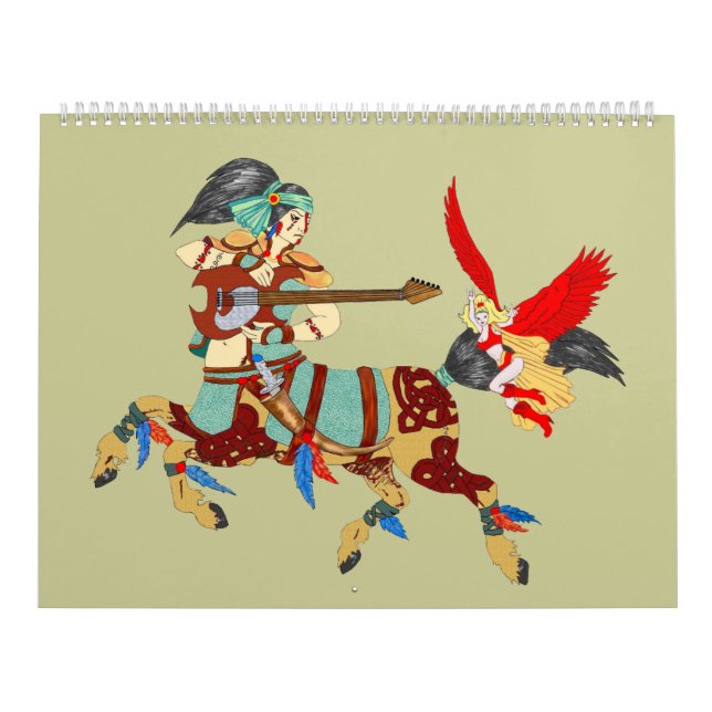 Calendrier Mural Variété d'imaginaire (Protection)