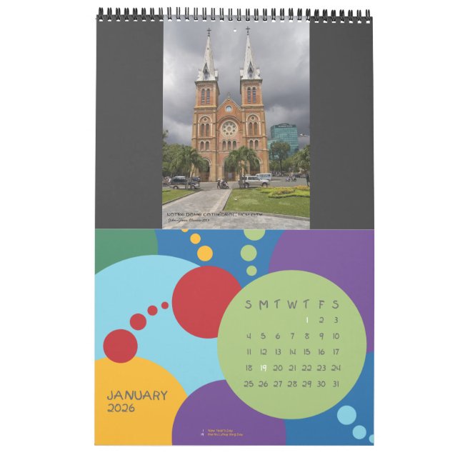 CALENDRIER MURAL VIETNAM EN PHOTOS 2010 (Jan 2026)