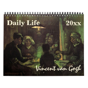 Calendrier Mural Vincent van Gogh People et Daily Life Fine Art