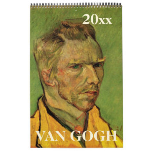Calendrier Mural Vincent van Gogh Post impressionnisme Art Vintage