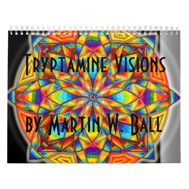 Calendrier Mural Visions de tryptamine (Protection)