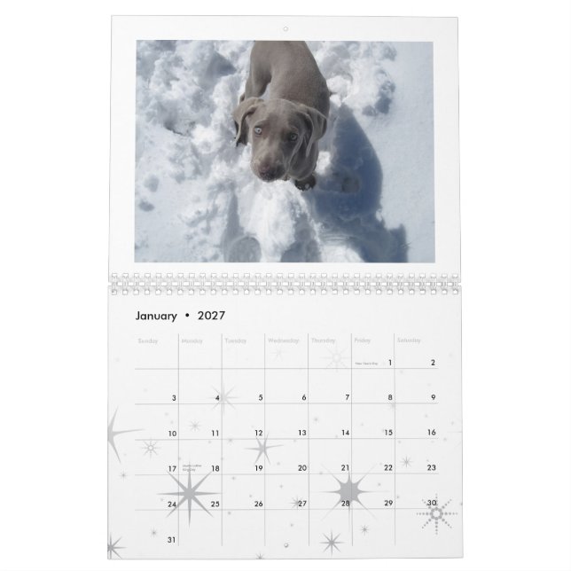 Calendrier Mural weimaraner 2012 (Jan 2027)