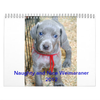 Calendrier Mural weimaraner 2012