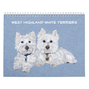 Calendrier Mural West Highland White Terrier CALENDAR