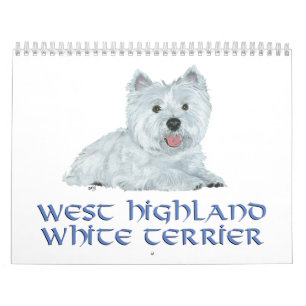 Calendrier Mural Westie CALENDAR