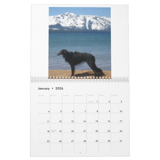 Calendrier Mural Windhounds de soie 2013-2 (Jan 2026)