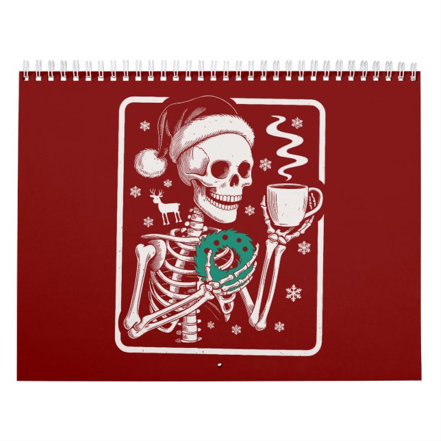 Calendrier Murder Shows Friends Horror Tee Skeleton Christmas (Protection)