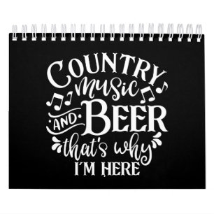 Calendrier Musique Country Et Bière Musique Country Vintage