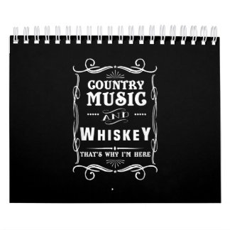 Calendrier Musique country et Whiskey : voilà pourquoi je sui