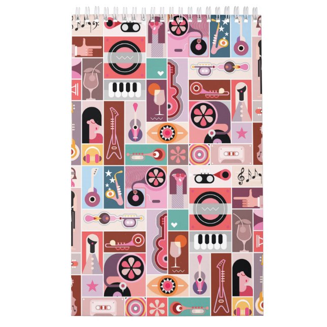 Calendrier Musique pop (Protection)