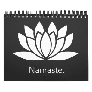 Calendrier Namaste avec Fleur de Lotus Spirituelle