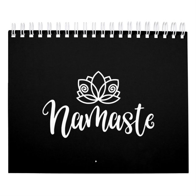 Calendrier Namaste Lotus Design Pour Les Amateurs De Yoga (Protection)