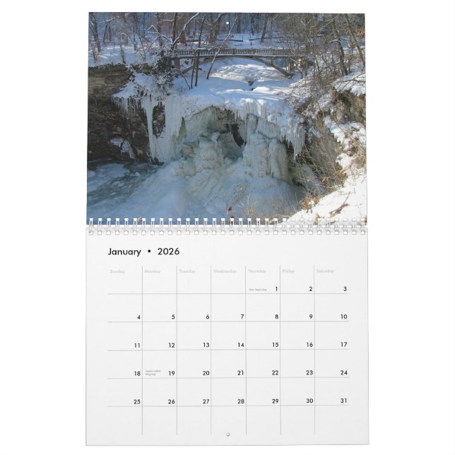 Calendrier Nature 2011 du Minnesota (Jan 2026)