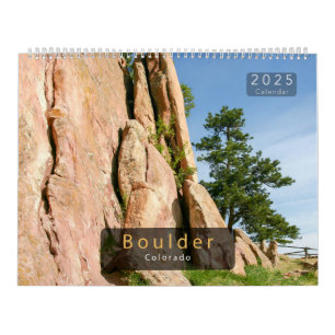 Calendrier naturel de Boulder Colorado 2025