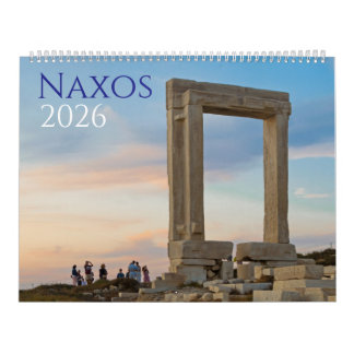Calendrier Naxos 2026 Greek Island Calendar