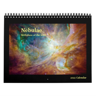 Calendrier Nebulae 2022 Images spatiales