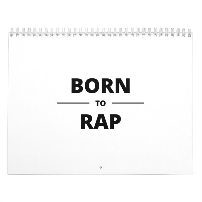 CALENDRIER NÉE À RAP (Protection)