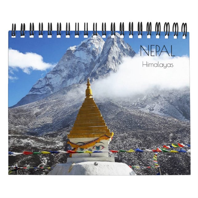 Calendrier Népal 2026 / Himalaya (Protection)