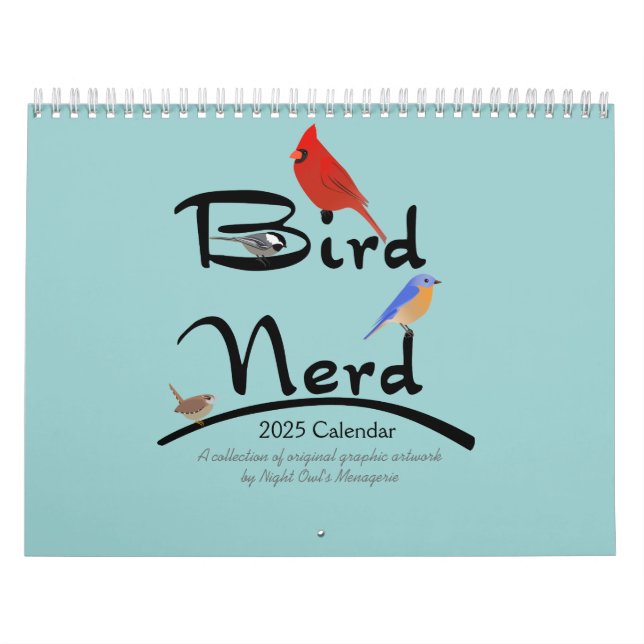 Calendrier Nerd d'oiseaux (Protection)