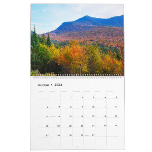 Calendrier New Hampshire montagnes et région des l