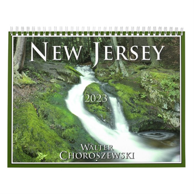Calendrier New Jersey 2023 par Walter Choroszewski - (Medium) (Protection)