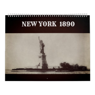 Calendrier New York 1890