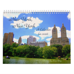 Calendrier New York, New York A pour 2026