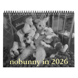 Calendrier nobunny in 2026 calendar retrospective edition