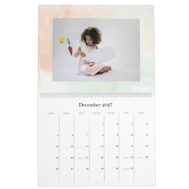 Calendrier Noël Merriest Poinsettia (Dec 2027)